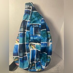 kavu rope sling bag Backpack Ocean Surfing Sailing Busy Livin Pattern